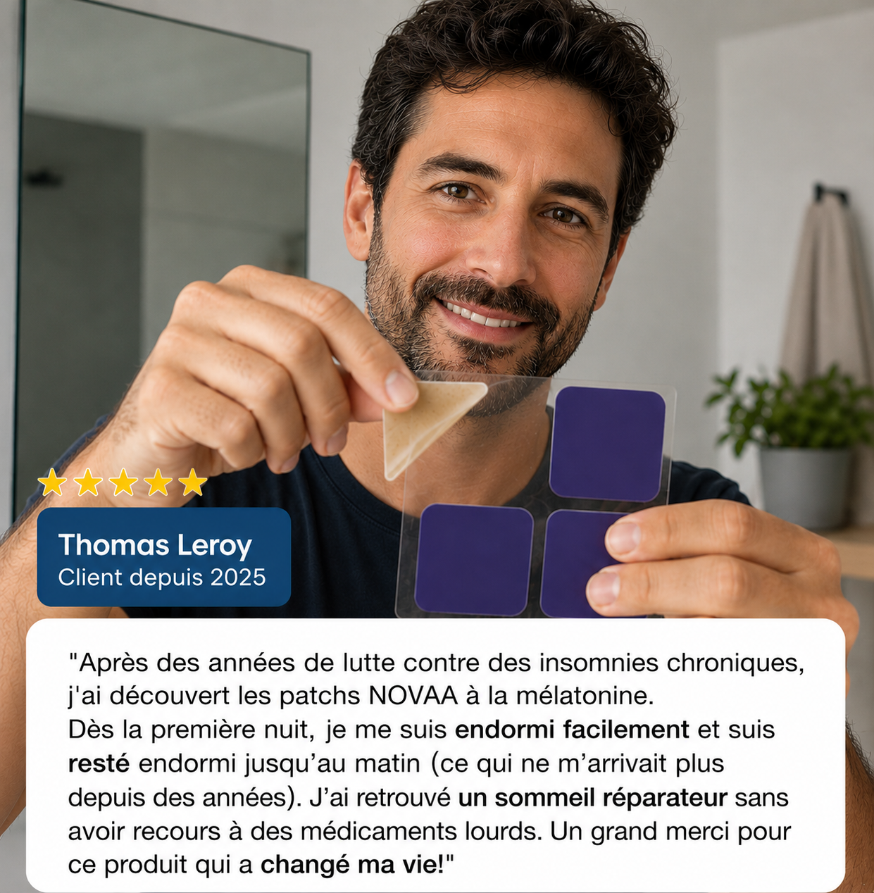 Patch à la Mélatonine / Novaa